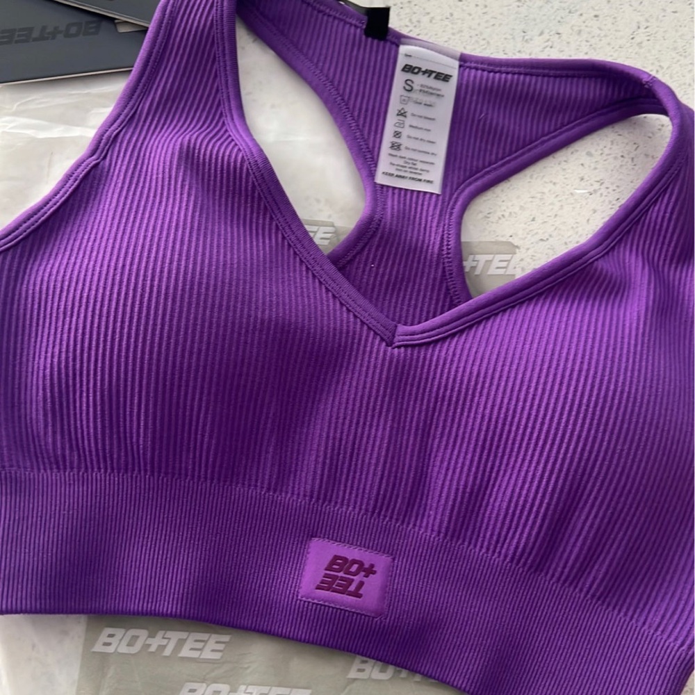 Brand new bo+ tee purple top sold out online